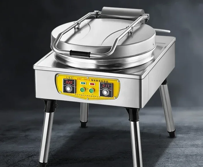 Depósito Sartén para panqueques eléctrica comercial grande, puesto de panqueques de mil capas con sabor a salsa de Tujia, freidora de panqueques, He de doble cara