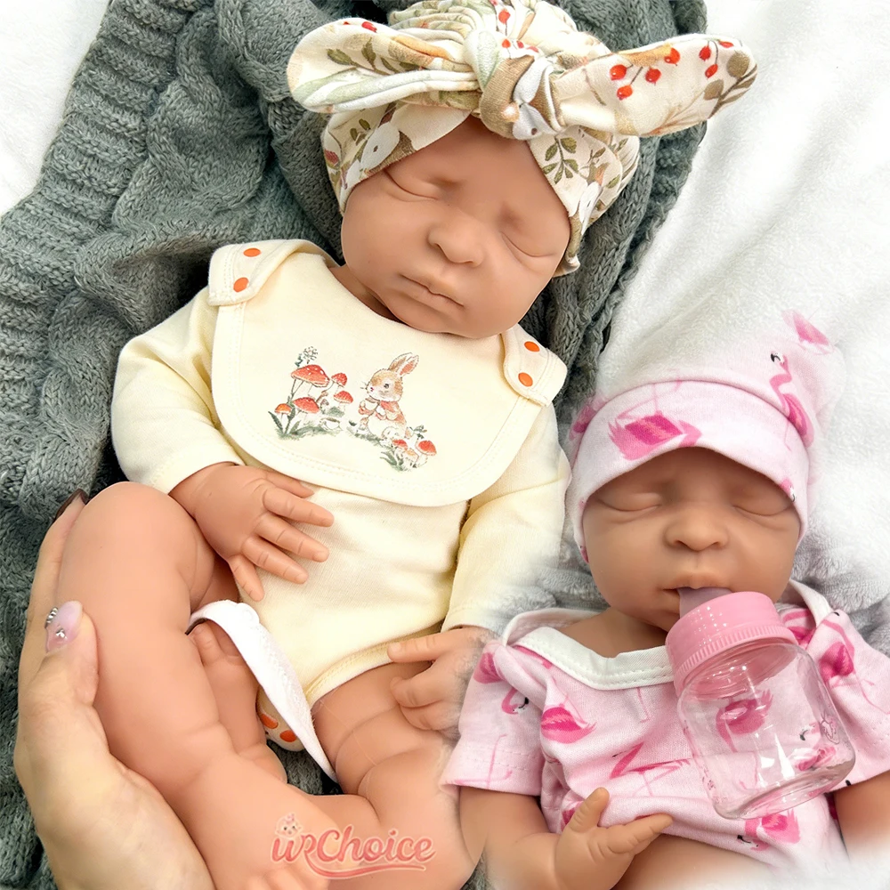 

Lifelike 17inch Full Soft Silicone Reborn Baby Girl 3D Painting Visible Veins Rebirth Doll Flexible Cute Toy for Anxiety Relief