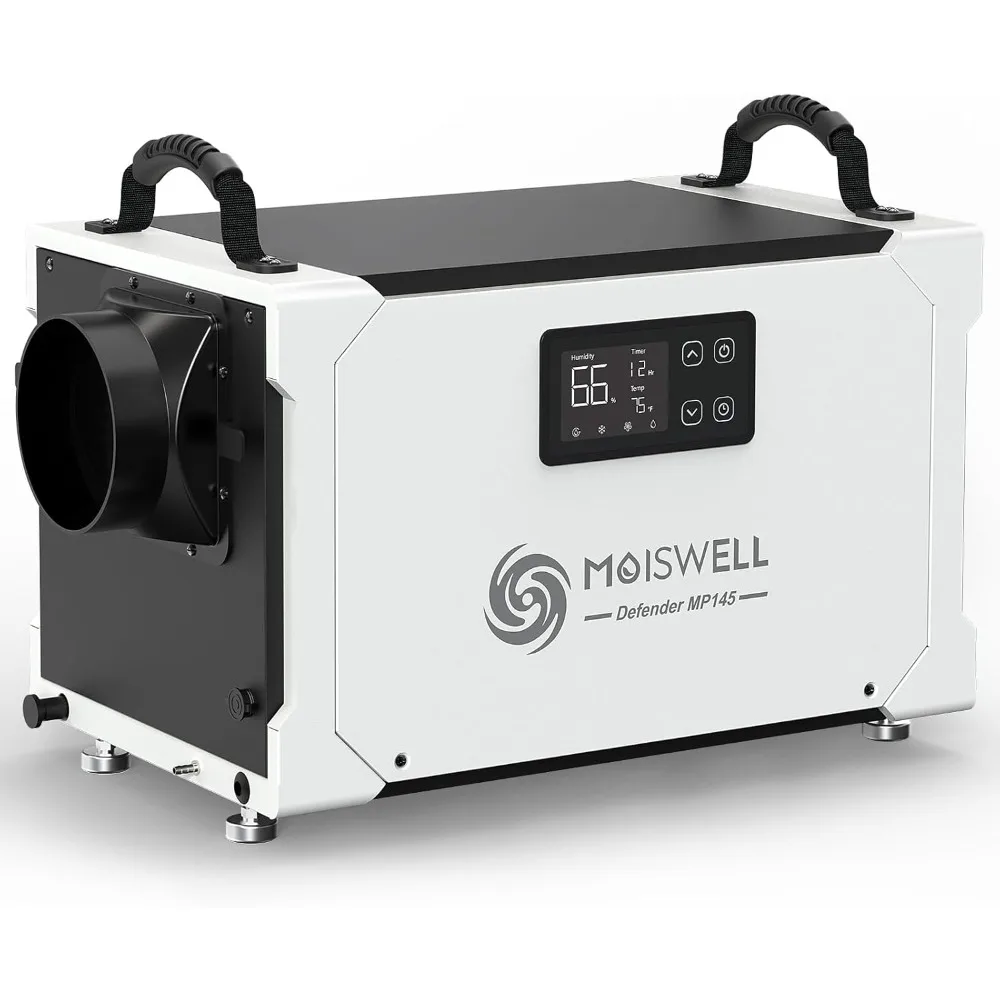 

Patio Swings Commercial Dehumidifier with Pump Drain Hose 145 Pints Energy Star Crawl Space Basement