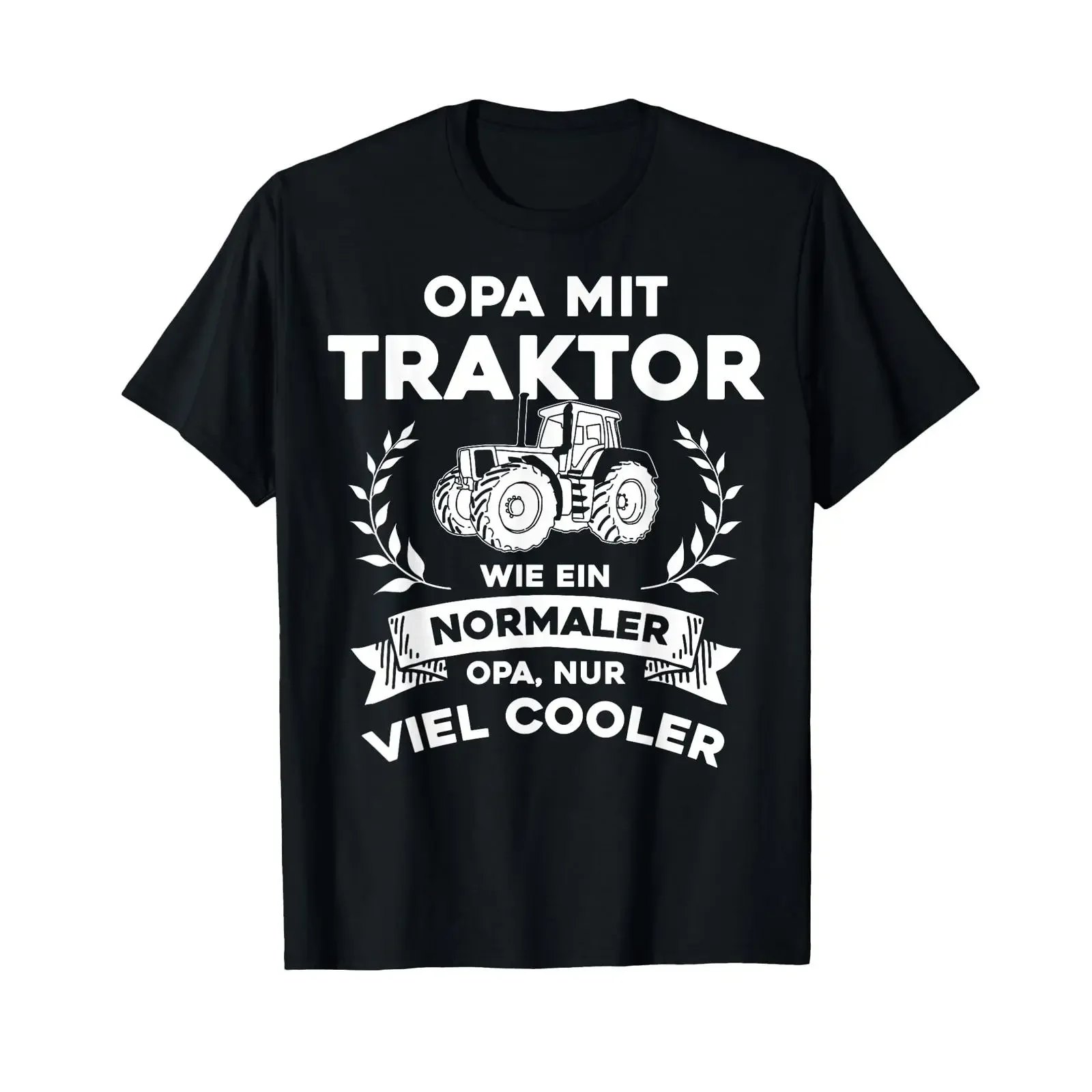 Men's Grandpa with Tractor Only Cool Funny Grandad T Shirt vintage Washed Soft streetwear Casual designer clothes Versatile