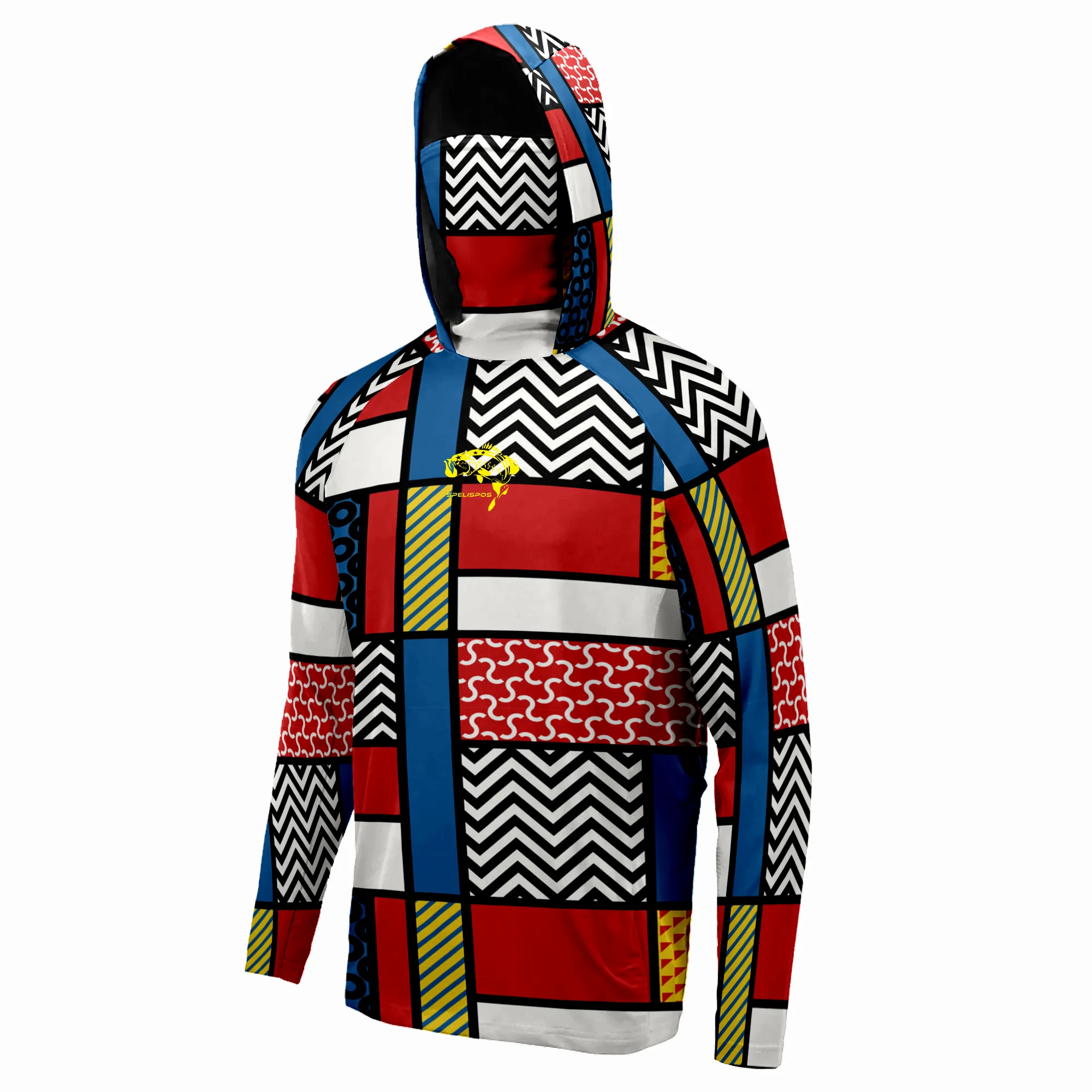 

Men Fishing Hooded Shirts Long Sleeve Breathable Jersey Sun Protection Angling Clothing Camisa De Pesca Outdoor Fish SweatShirts