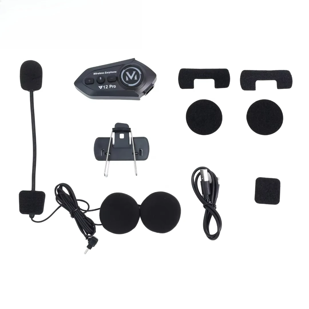 Motorcycle helmet Bluetooth headset with microphone noise reduction function, suitable for motorcycle wireless calls