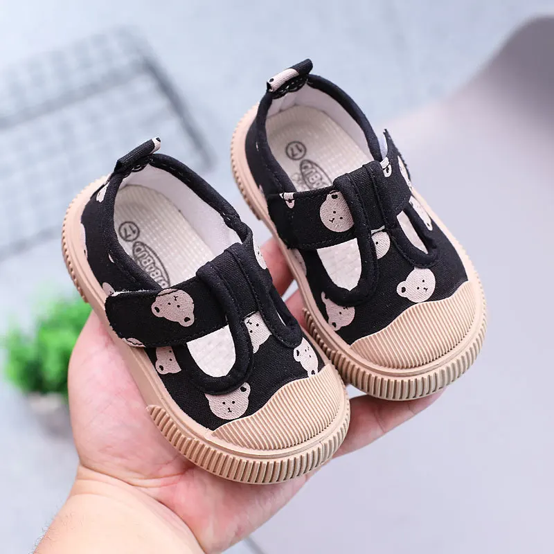 Infant Kids toddler shoes baby bottom canvas shoes Boys Girls Casual Sneakers Soft Sole Non-Slip Toddler Shoes First Walkers