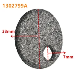 1Pcs Single Hole 33mm Car Heater Sintered 310s Stainless Steel Burner Screen Mesh For WEBASTO AT2000ST 1302799A