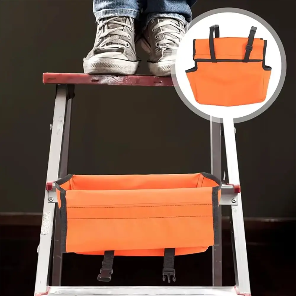 1Pcs Oxford Cloth Folding Ladder Tool Storage Bag Portable Folding Design Folding Ladder Tool Bag Versatile