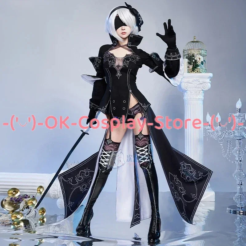 2B Cosplay Costume Women Sexy Lingeries Fancy Party Suit Halloween Carnival Uniforms Anime Clothing Custom Made