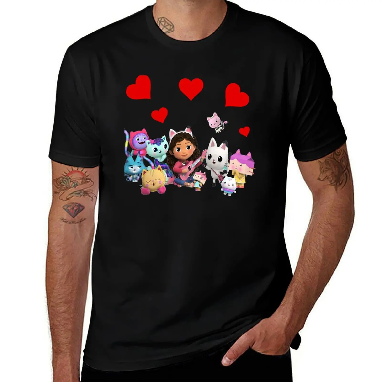 

gabby dollhouse team T-Shirt plain football t shirt mens white t shirts