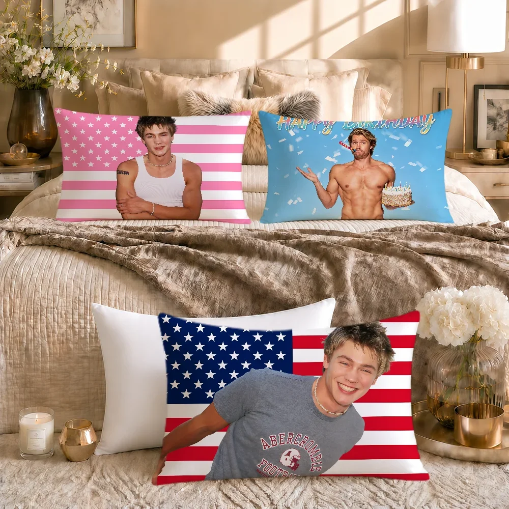Actor C-Chad Michael Murray Cushion Cover Soft Rectangle Pillowcover Home Sofa Living Room Decor Dorm Bed Hogar Pillowcase Gift
