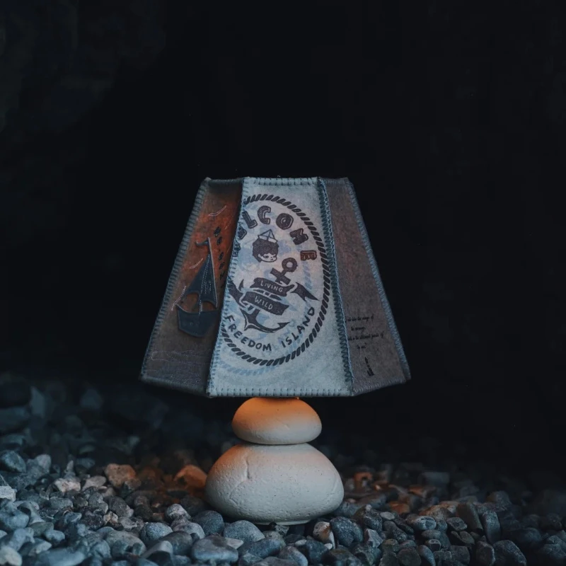 

Оригинальная лампа POP MART Hirono Stacked Stone с номером из лимитированной серии, украшение для дома, коллекция Kawaii.