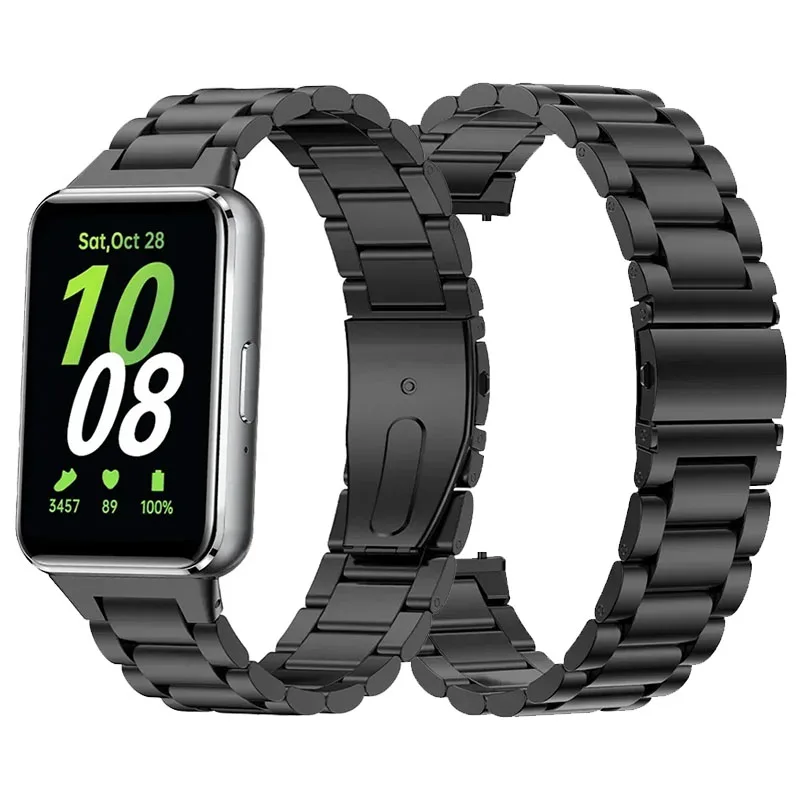 

Metal Loop Strap For Samsung Galaxy Fit 3 Watch Replacement Stainless Steel Bracelet For Galaxy Fit 3 SM-R390 Wrist band