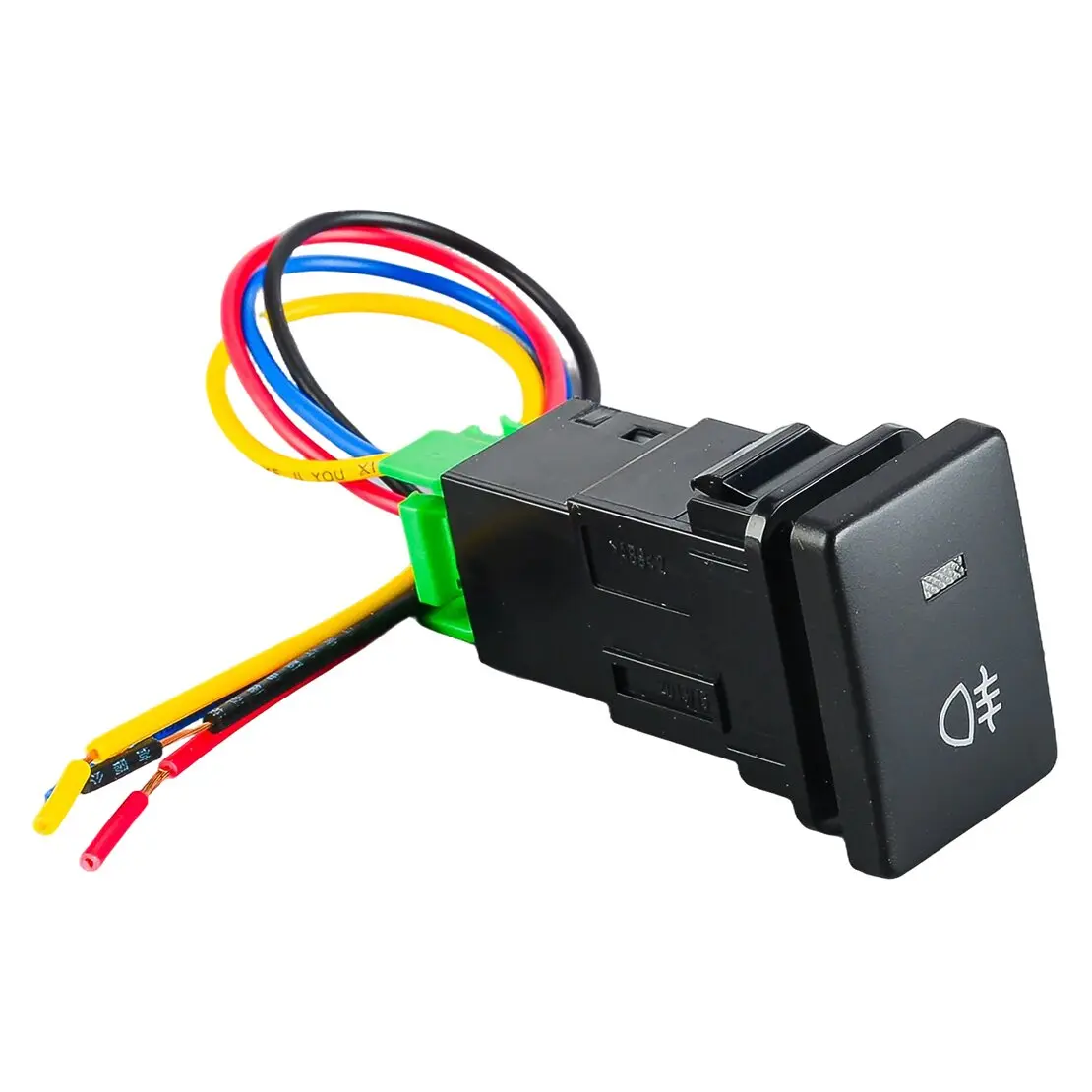 Rear Fog Light LED Dashboard Control Push Switch Button & Wire Harness Plug Fit For Suzuki Jimny Swift Spacia Engennis