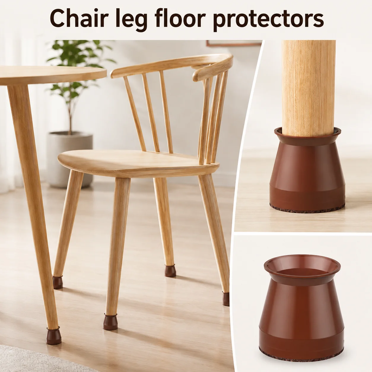 Chair Leg Floor Protector Pads, Floor Covers, Floors Felt Pads, Reduce Noise, Small, 16 Pcs, 36Pcs
