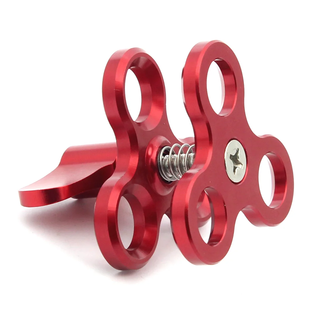 Dreifach-Schmetterlings clip 1 "Kugelkopf-Befestigungs halterung für Gopro 13 Insta360 x4 Tauch schale Ring Licht kugel klemme Stativ kugel adapter – Detail 16