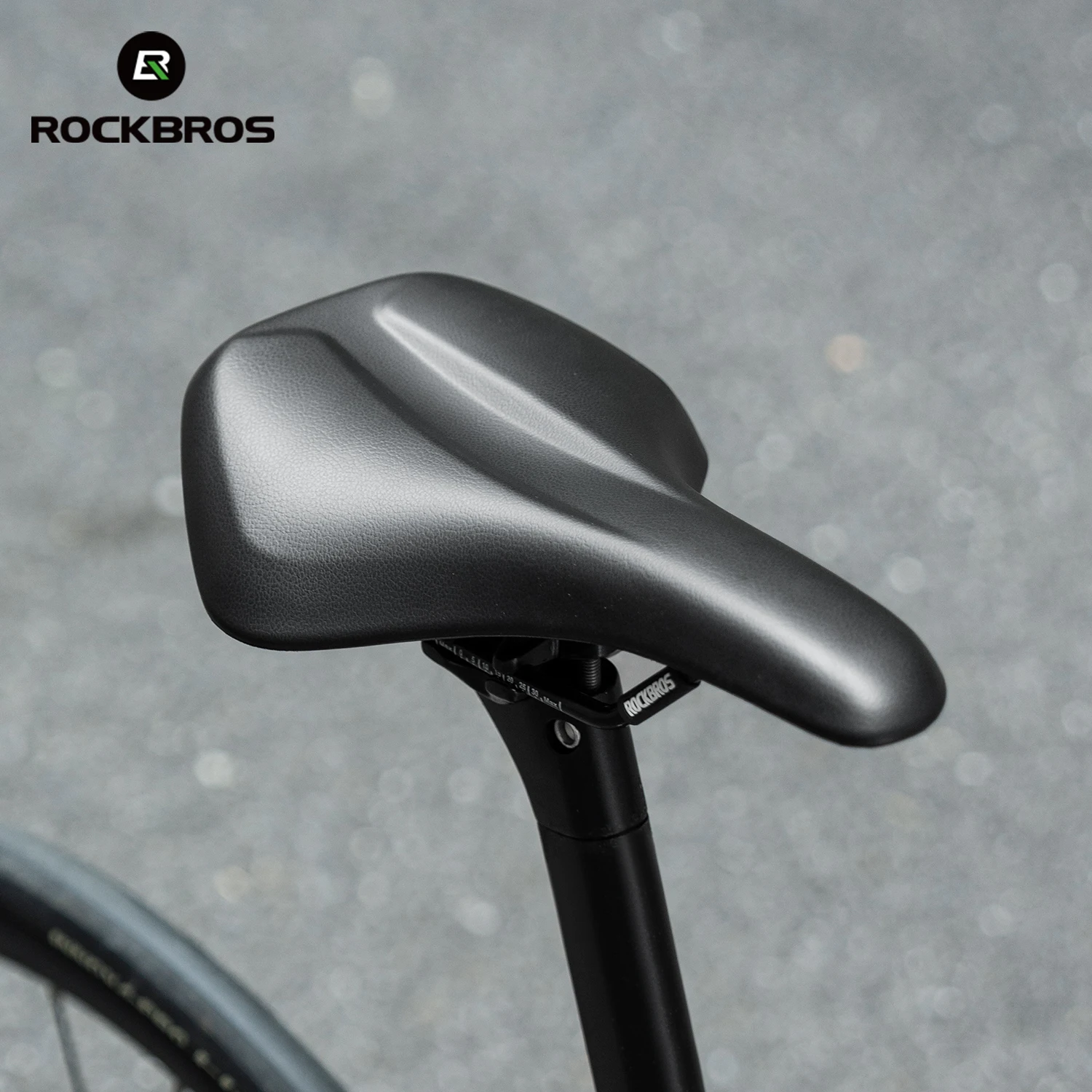 ROCKBROS Bike Saddle Comfortable High Density Sponge Shockproof Bicycle Cushion Ultralight MTB Road Breathable Saddle