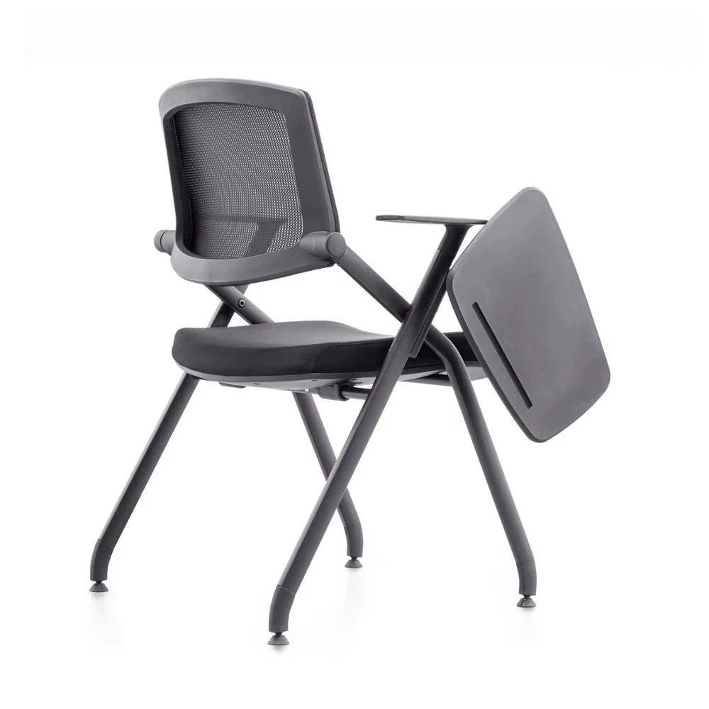 Armrest Office Chairs Conference Chair with Writing Tablet Comfortable Meeting Chair