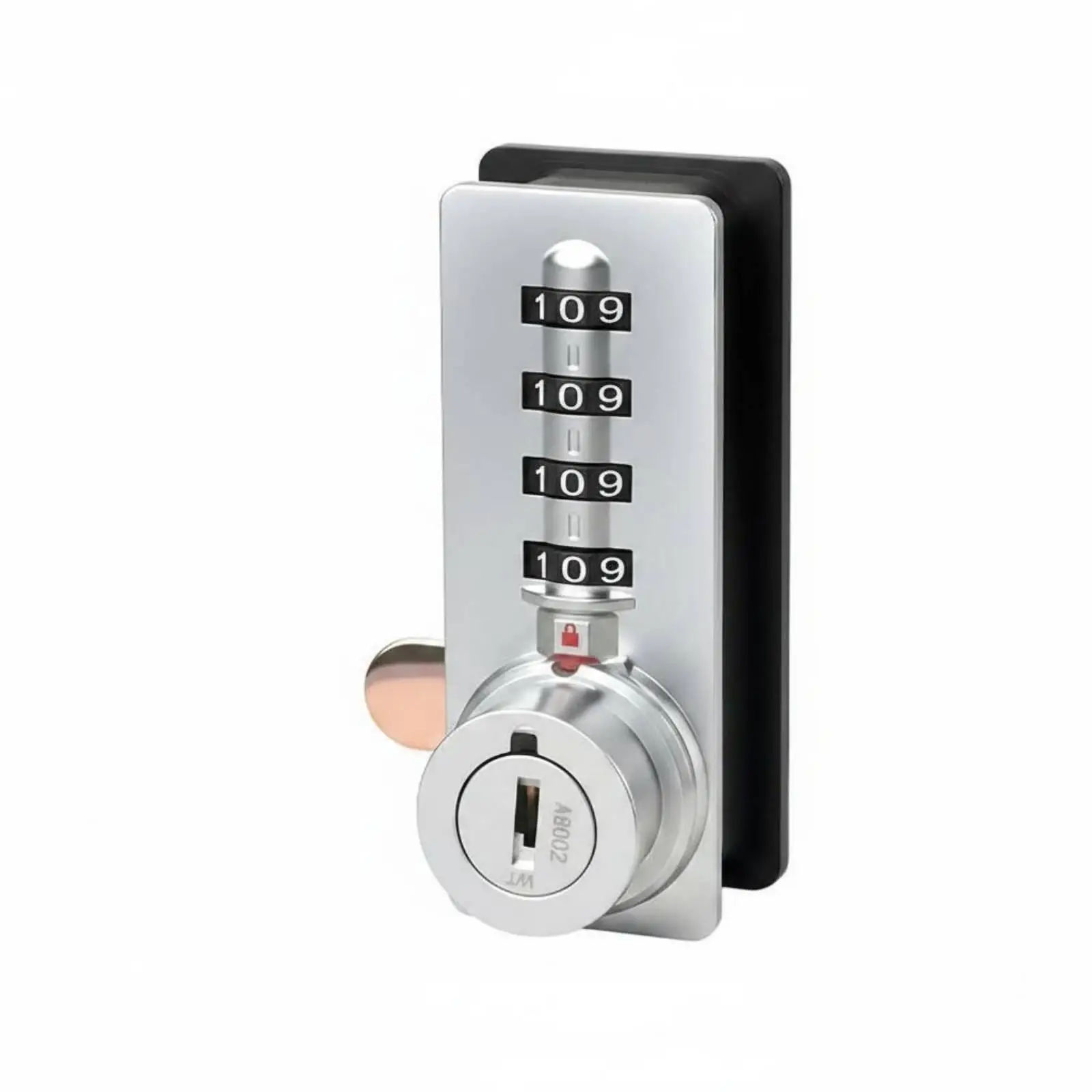 4-Digit Combination Cabinet Lock Emergency Key Security Hardware Long-Lasting