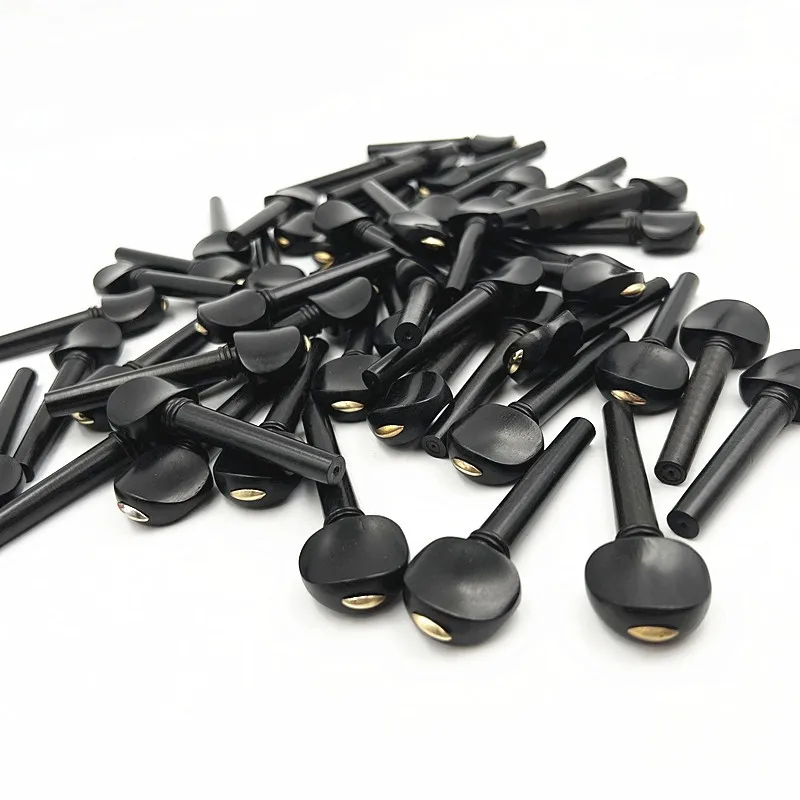 Great 20pcs ( 5 sets ) of great ebony violin pegs for 4/4 violin,violin parts