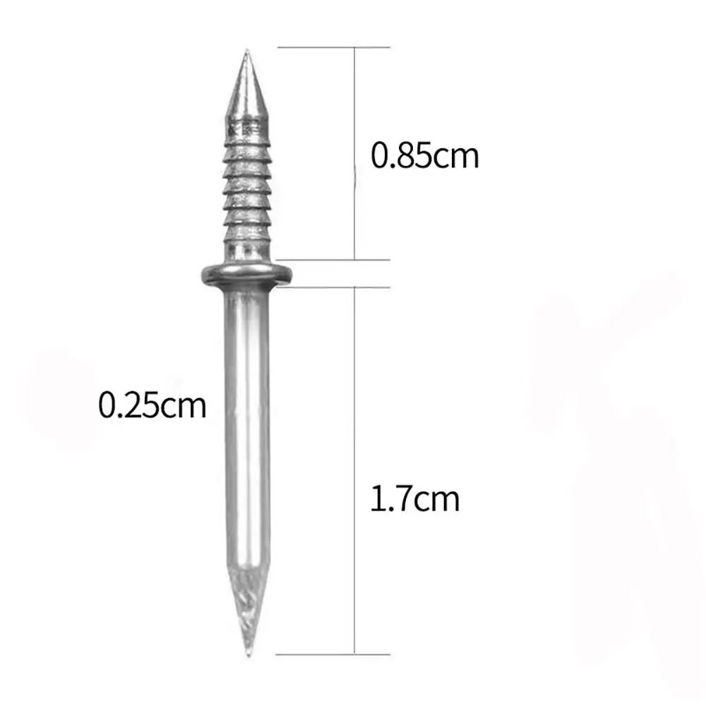 Double-Head Skirting Thread Seamless Nail Without Marks Line Baseboard High Strength Double-Head Seamless Installation Nail