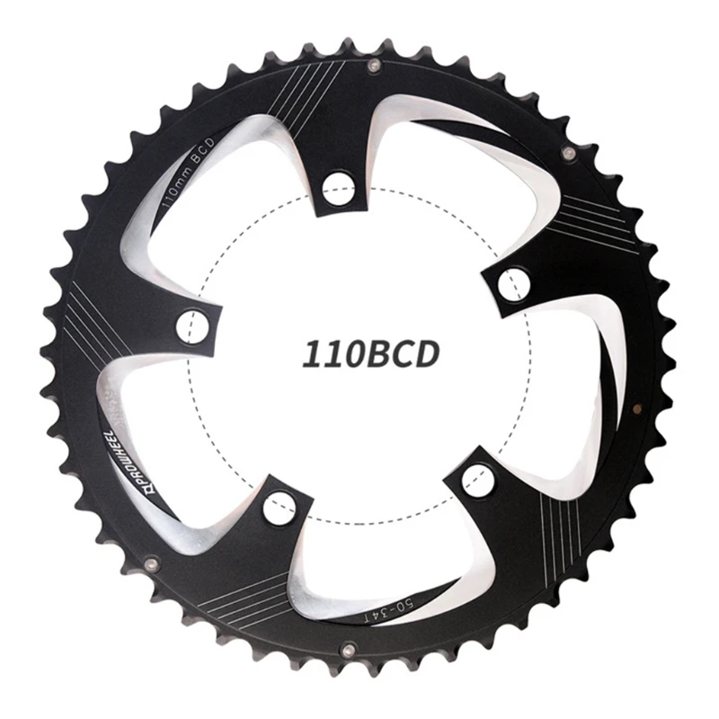 G92F Bike Chain Wheel,110BCD 130BCD 34/39/50/53T Bike Chainring for Road Bike