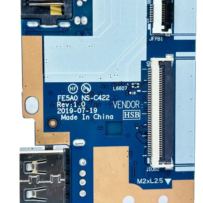 YD New Original For Lenovo ThinkPad E15 Laptop Power Button USB Network Card Board FE5A0 NS-C422 FRU 5C50S73032