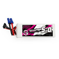CNHL G+Plus 5000mAh 22.2V 6S 70C Lipo Battery with EC5 Plug