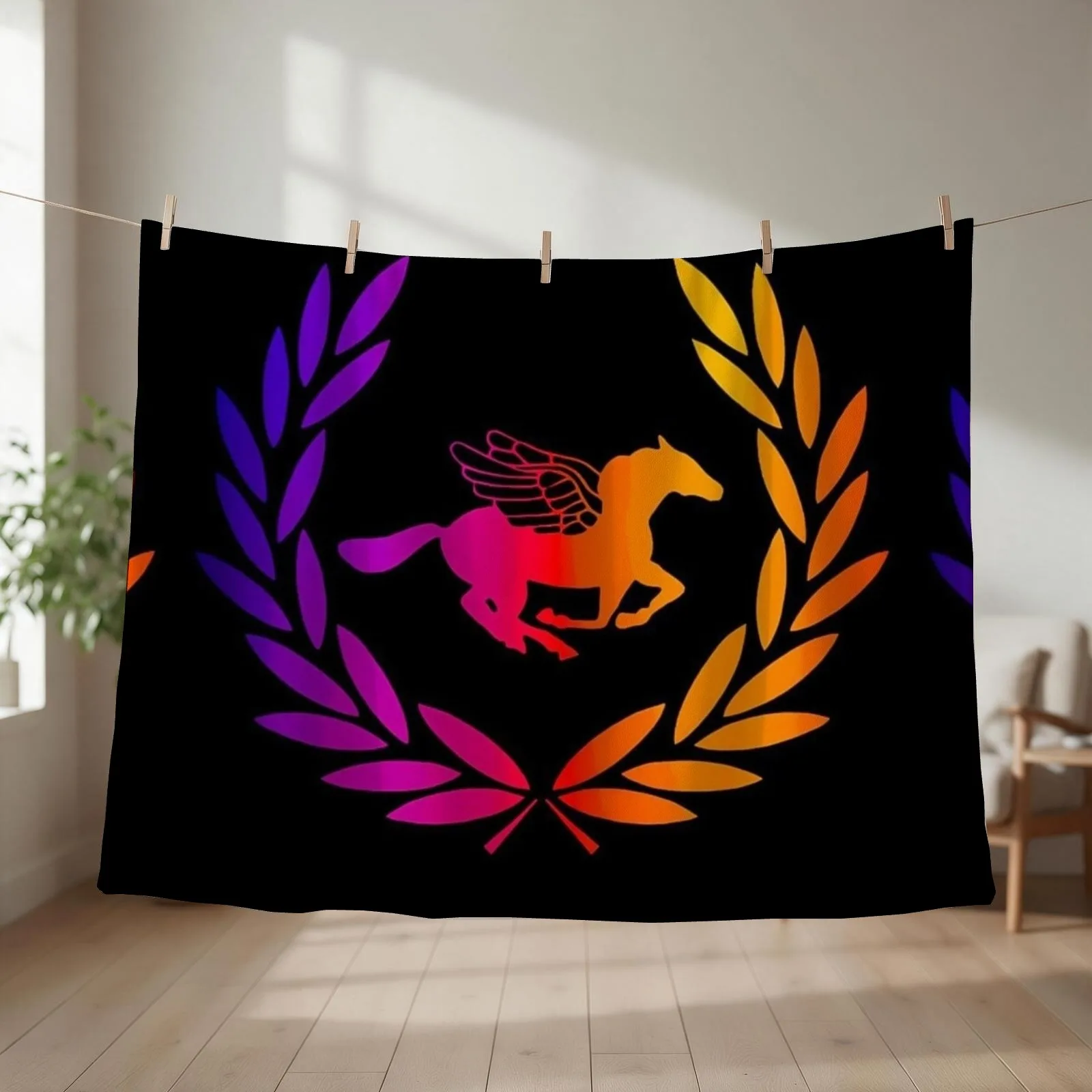 Camp Half Blood emblem Throw Blanket Polar Giant Sofa Travel Sofas Blankets