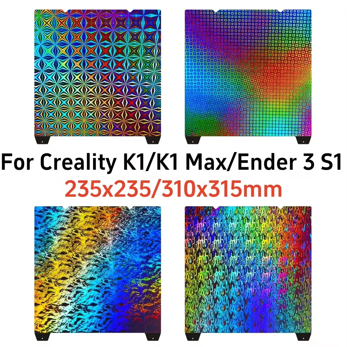 

Для Creality K1C/K1/K1 MAX/Ender3 V3 KE/310X315 мм PEI Встроенная пластина 235X235 мм Для Ender 3 V3 Se/Ender 3 S1 PRO/Ender-5 S1