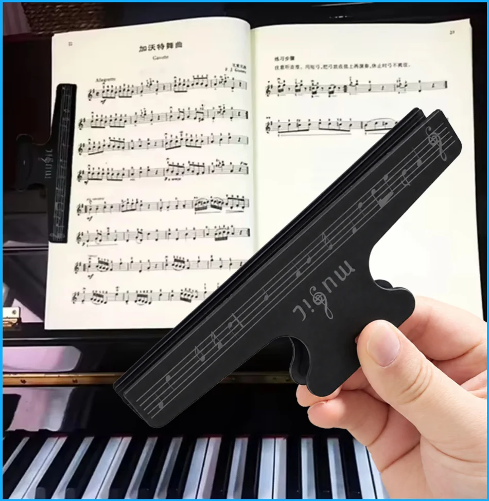 Sheet Music Clips Book Page Note Clip Music Score Fixed Clips Sheet Holder For Guitar Violin Musical Instrument Accessories