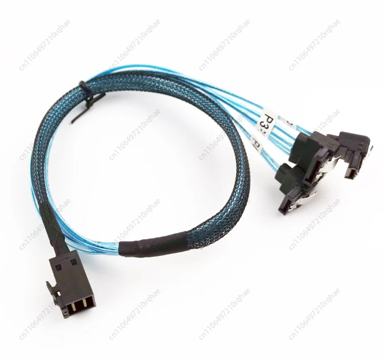 

New 12G MINI SAS Cable SFF-8643 To 4SATA High-speed HD Array Card Connected To Hard Disk Data Cable 1 Meter