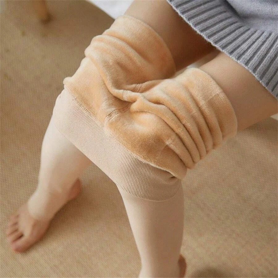 

Женская утепленная флисовая верхняя одежда, теплые колготки, 1 шт., Осень-зима