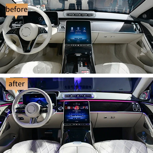 Mercedes Benzz S-Class w223 Active Atmosphere Lamp Interior Atmosphere Lamp Factory w223 Taomu Interior modification