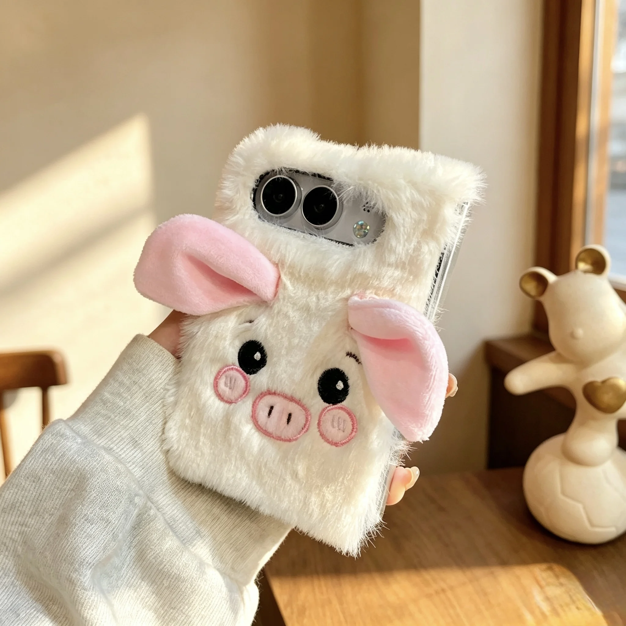 Luxury Plush Warm Cute Phone C - đánh giá và giá Phone Cases Cute
