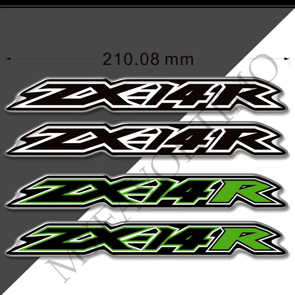 TankPad For Kawasaki Ninja ZX-14R ZX14R ZX 14R Tank Pad Oil Stickers Emblem LOGO Fairing Decal Motorcycle Gas Knee