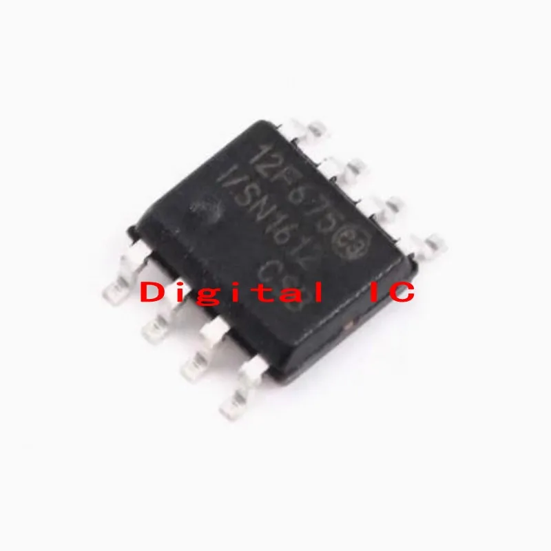 50 Uds PIC12F675-I/SN PIC12F629-I/SN 12F675 12F629 SMD SOP8 microcontrolador flash IC de 8 bits