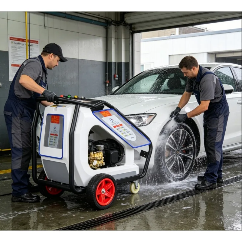 Industrial 600 Bar High Pressure Automatic Washing Machine Multi‑Purpose Cleaner for Truck Home Floor Surfaces