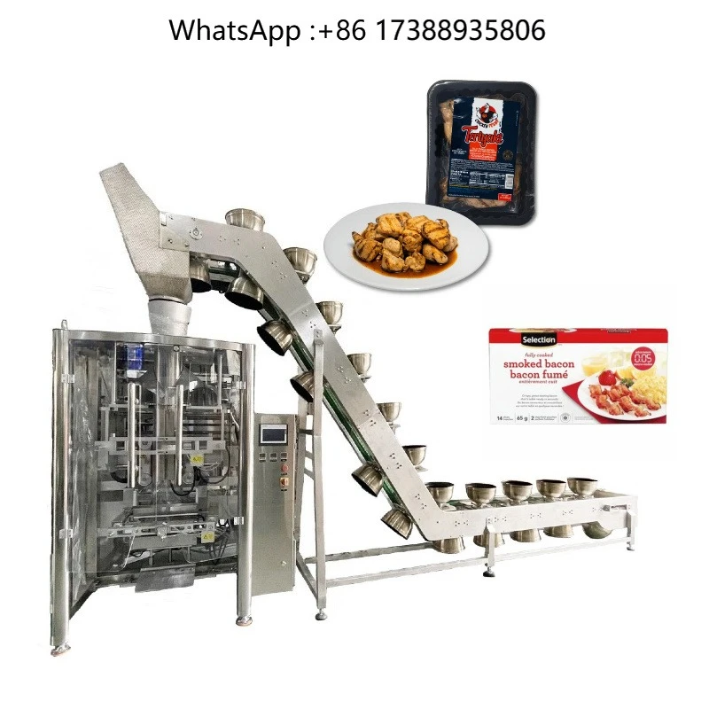 Automatic Bag Filling Weighing Sealing Packing Machine for Pre-made Food