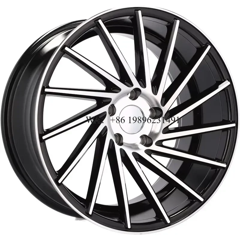 customizedWmwmnu for Passenger Car Alloy Wheel Rim 18x8 Inch 5x120 Bolt Pattern Lightweight Durable Replacement Rims for Sedans
