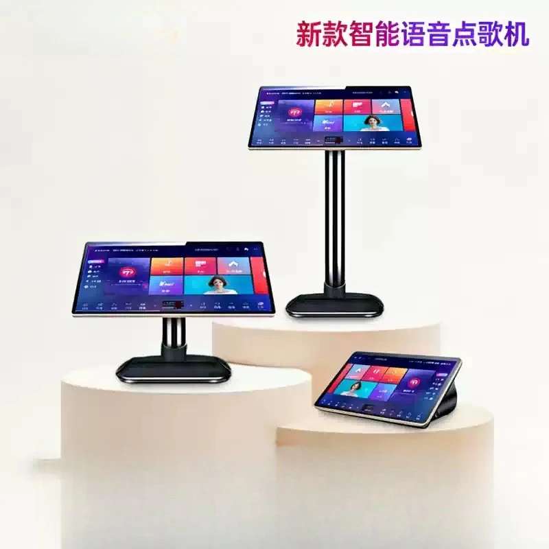 Dual System Jukebox for Home KTV with Capacitive Screen, All-in-One Karaoke Machine with Multi-language Audio 1pcs