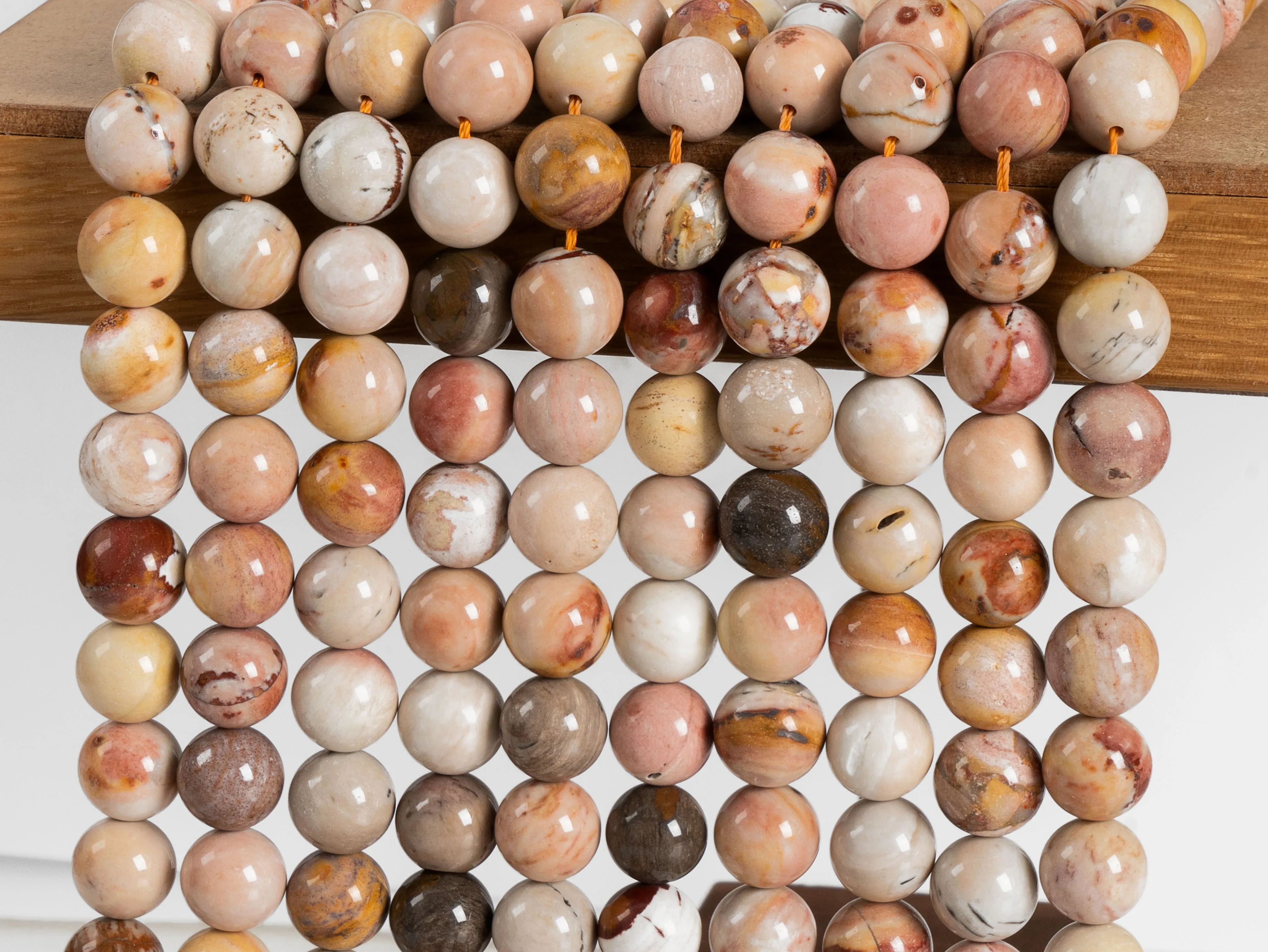 6/8/10/12MM Multicolor African Agate Beads Grade AAA Natural Gemstone Full Strand Round Loose Beads 15.5\