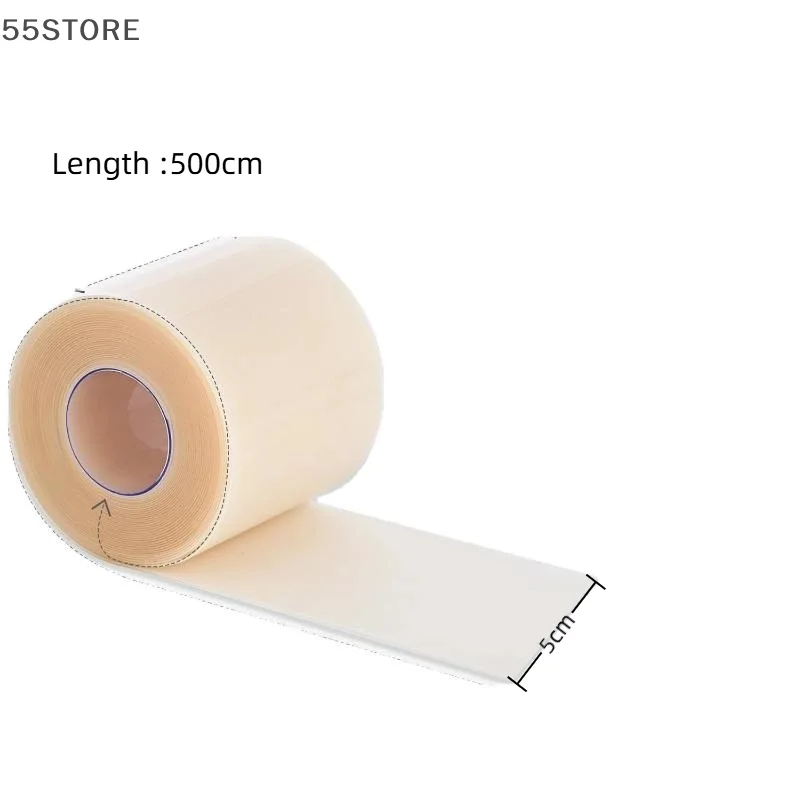 1 لفة اضافية رقيقة لينة الغروانية المائية الفرقة المعونة خلع الملابس مقاوم للماء ذاتية اللصق ندبة غطاء الشريط للعناية بالفعال الجروح