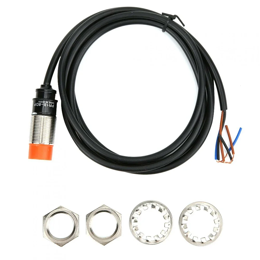 For BERM® Proximity Switch 200mA 3-Wire 1.8m DC10 ~ 30V For BERM® Inductive Oil-proof PR18-8DP Proximity Sensor