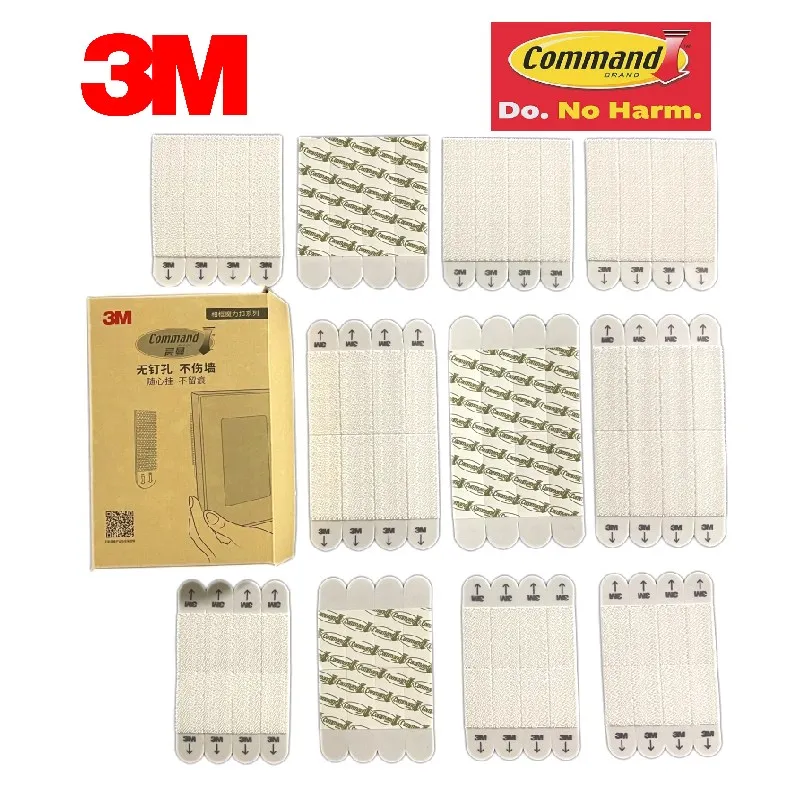 

3M Command Damage Free Hanging Picture Hangers, No Tools Wall Strips for Living Spaces Home Decor