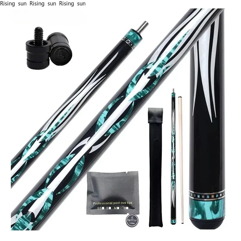High Quality Sticker Maple Wood Carom Cue Economic Firm Pool Cue 12mm Tip Size 142CM