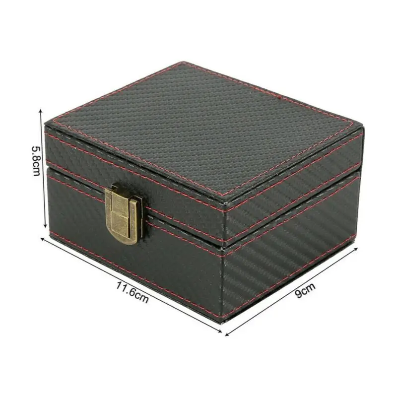 Car Storage Box Carbon Fiber Anti-radiation Anti-RFID Bluetooth Blocking Key Signal Shielding Box 11.5*9*6.2cm