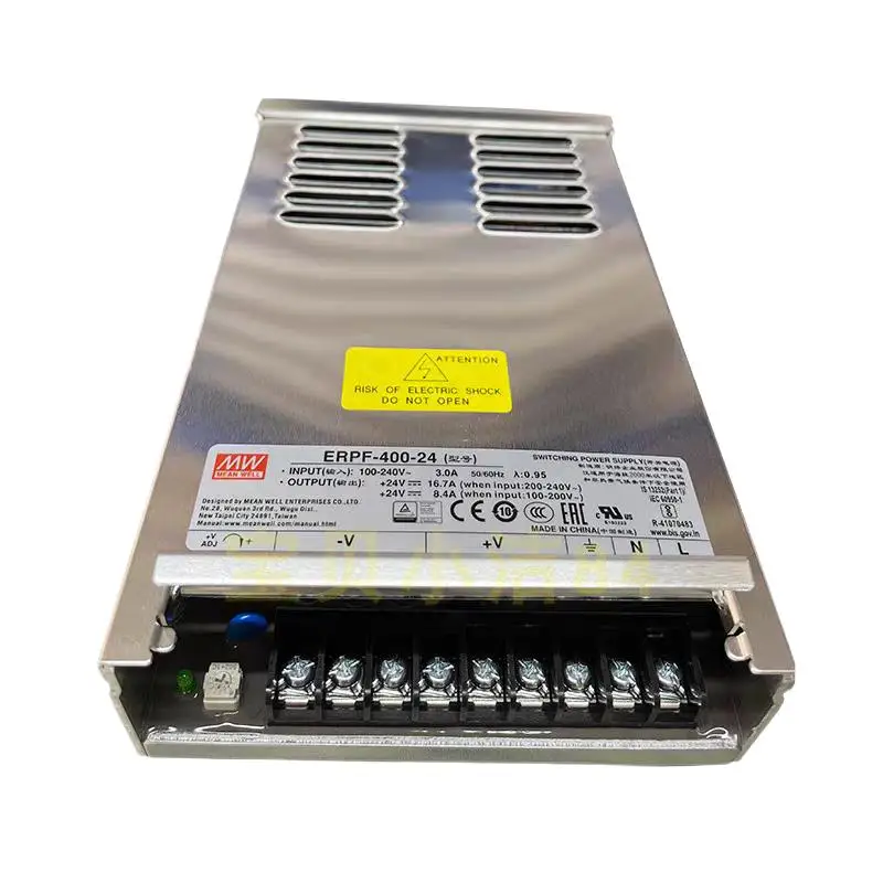 MEAN WELL ERPF-400 Power Supply 400W 24V Single Output Switching Power Supply with PFC Function