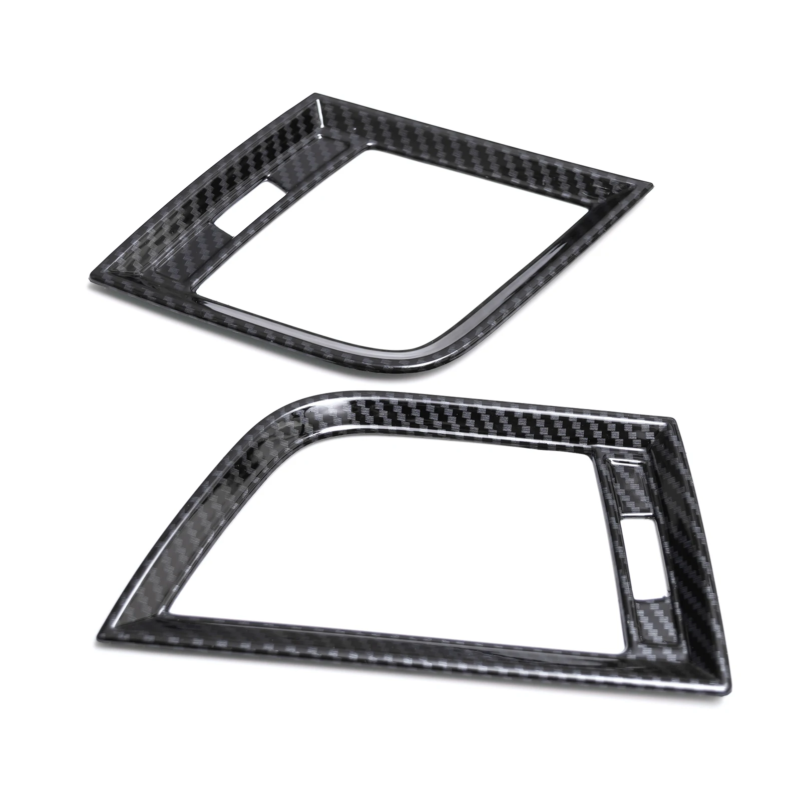 Center Console Side Air Vent Cover Trims For Audi Q5 SQ5 FY 2017-2024 Carbon Fiber Accessories