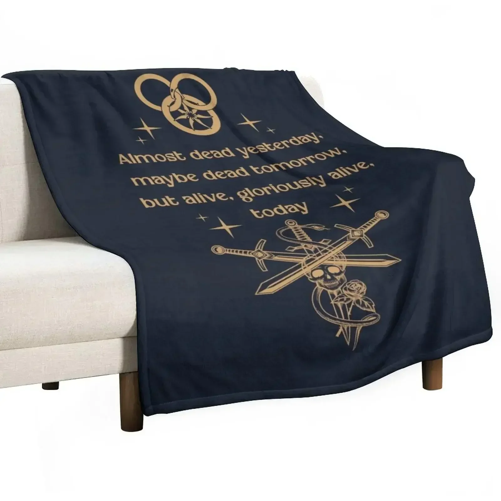 The Wheel of Time - Gloriously Alive! Throw Blanket Decorative Sofa for sofa Beautifuls Shaggy Polar Blankets
