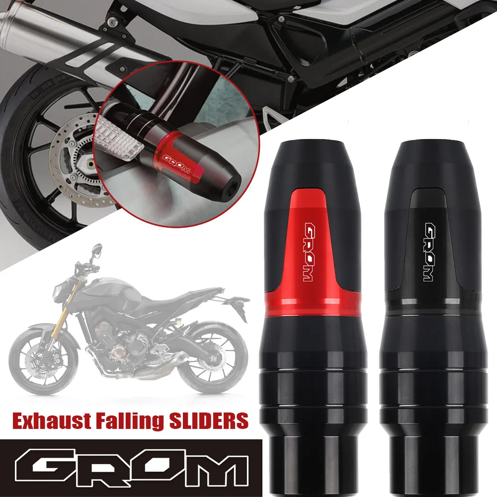 

FOR HONDA GROM MSX125 2014 2015 2016 2017 2018 2019 Motorbike CNC accessories Exhaust Frame Sliders Crash Pads Falling Protector