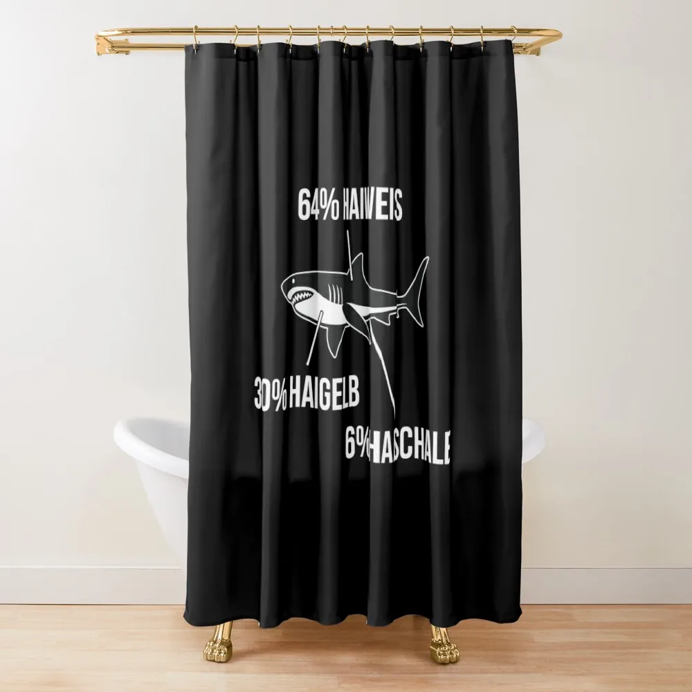 

Der Hai Haiwei - Haigelb - Heischale Hai Anatomie Shower Curtain Bathroom Showers Transparent Bathroom Shower Curtain