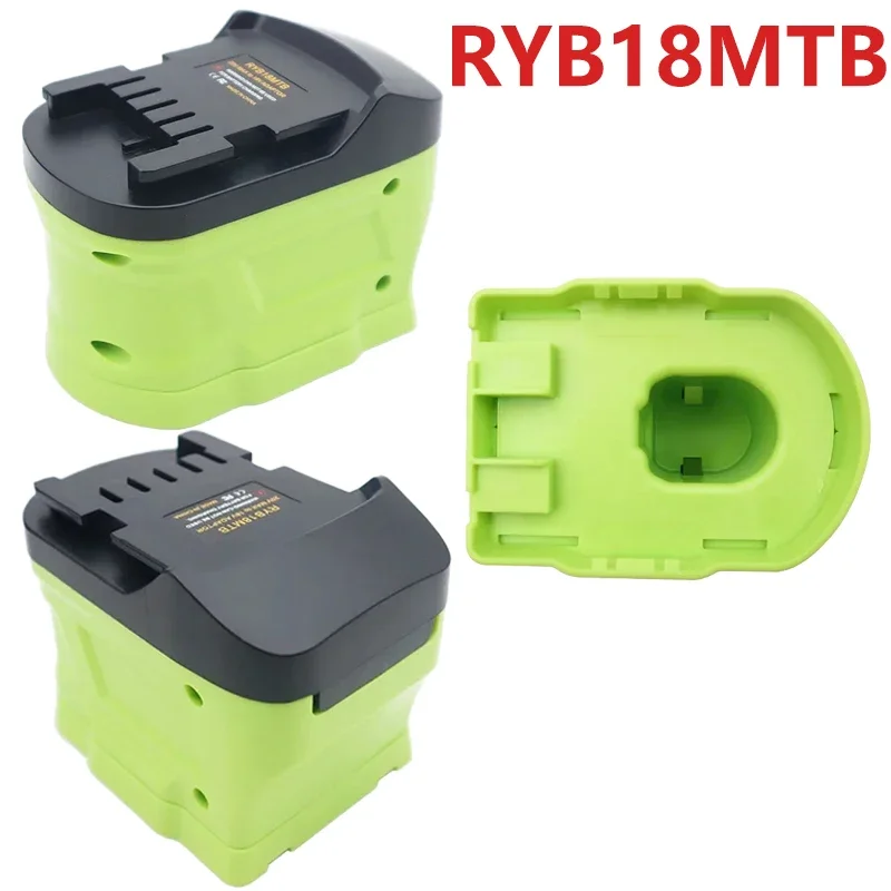 

RYB18MTB Conversion Adapter for Replacing for Ryobi Batteries P103 P108 with For Metabo 18V Batteries for Metabo Power Tools